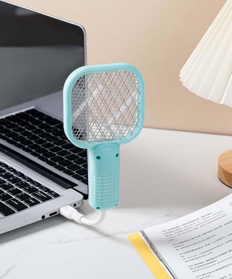 USB Rechargeable Electric Mosquito Killer Racket β Portable UV Bug Zapper & Fly Swatter for Indoor & Outdoor Use