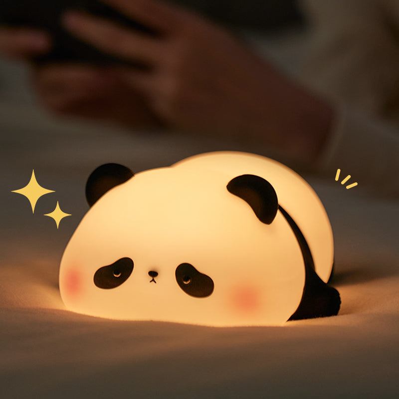 Rechargeable Panda Lamp – Cute Silicone Night Light
