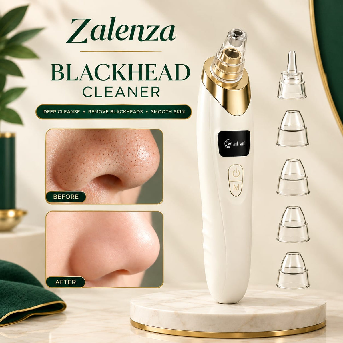 Electric Blackhead Remover Vacuum – Pore Cleaner & Facial Suction Device