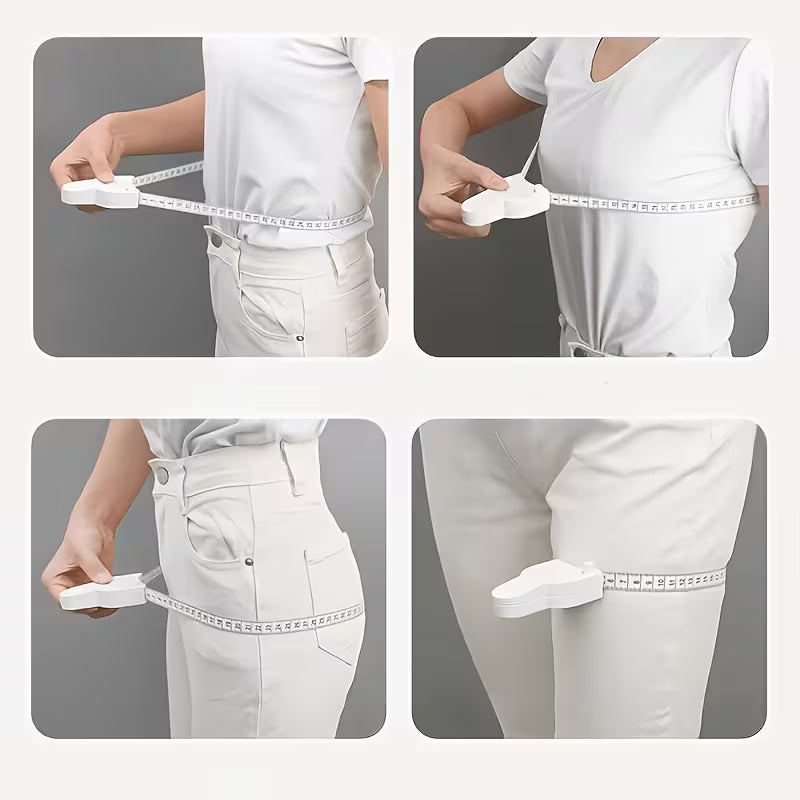 Retractable Body Measuring Tape – Soft Flexible Tape for Waist, Chest, Hip & Fitness