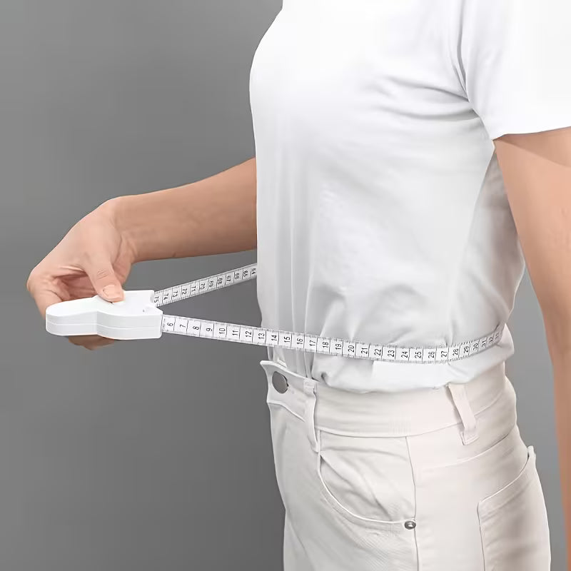 Retractable Body Measuring Tape – Soft Flexible Tape for Waist, Chest, Hip & Fitness