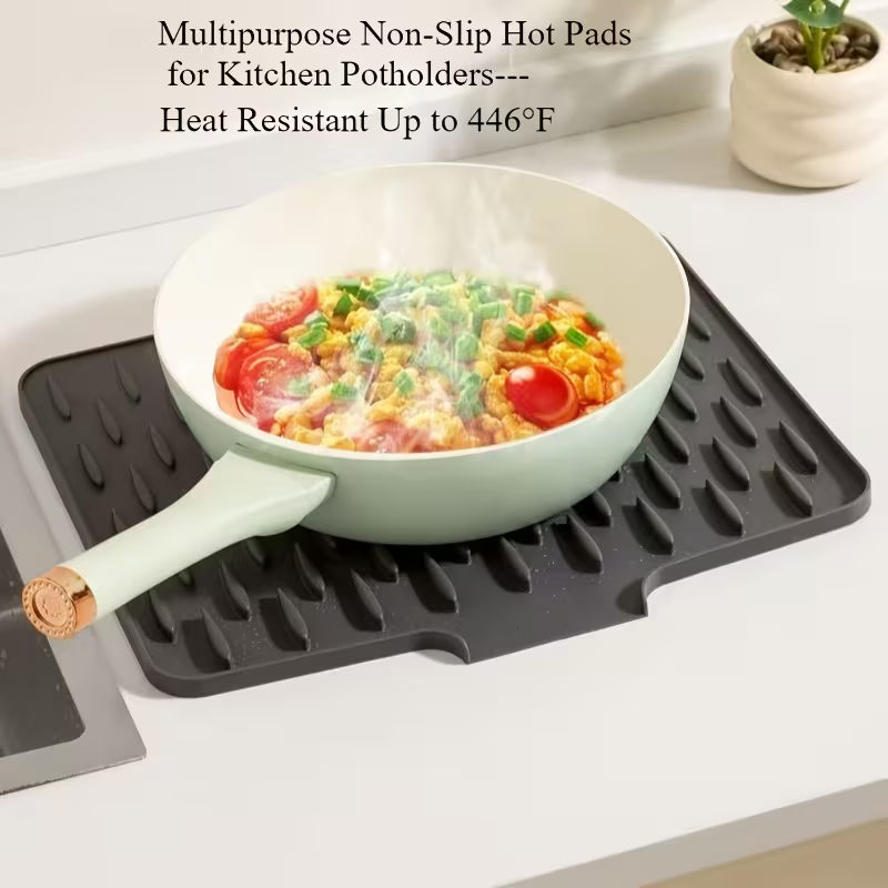 Kitchen Sink Protector Mat Black – 26x32 cm Non-Slip Sink Grid Liner & Scratch Guard for Stainless Steel Sinks