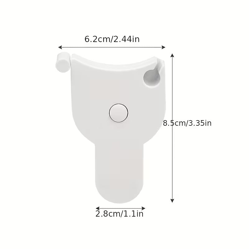 Retractable Body Measuring Tape – Soft Flexible Tape for Waist, Chest, Hip & Fitness