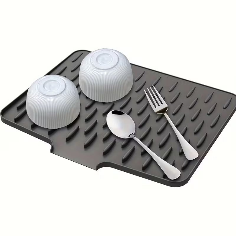 Kitchen Sink Protector Mat Black – 26x32 cm Non-Slip Sink Grid Liner & Scratch Guard for Stainless Steel Sinks