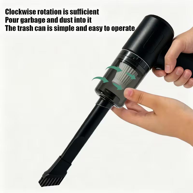 3-in-1 Portable Cordless Vacuum Cleaner | Compact Handheld Dust Cleaner