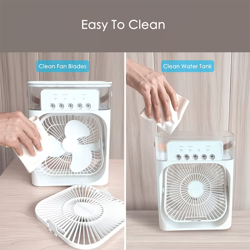 Next Nova 10" Portable Air Cooler – 3-in-1 Mini AC Fan & Humidifier
