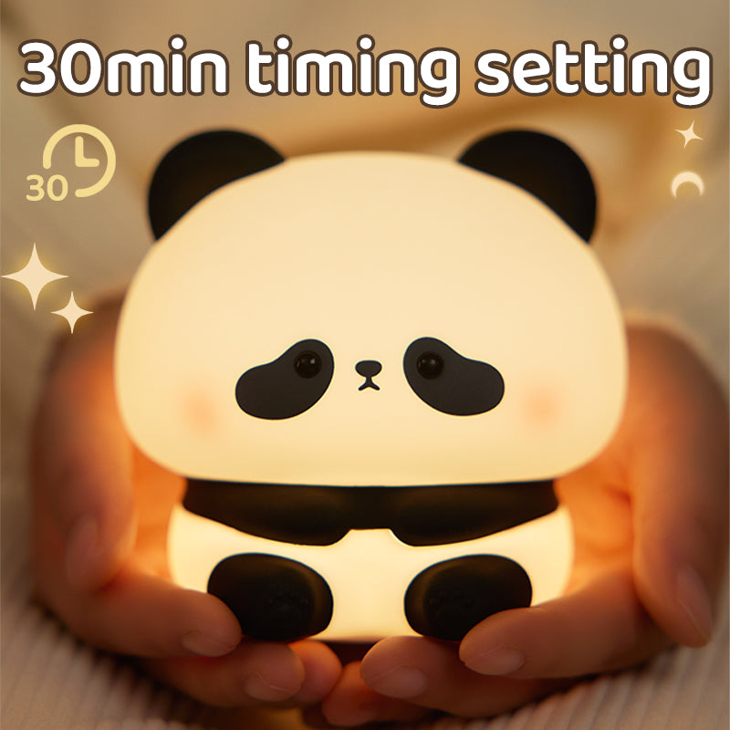Rechargeable Panda Lamp – Cute Silicone Night Light