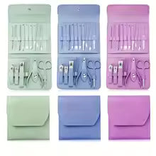 16-Piece Nail Care Kit – Professional Manicure & Pedicure Set with Case