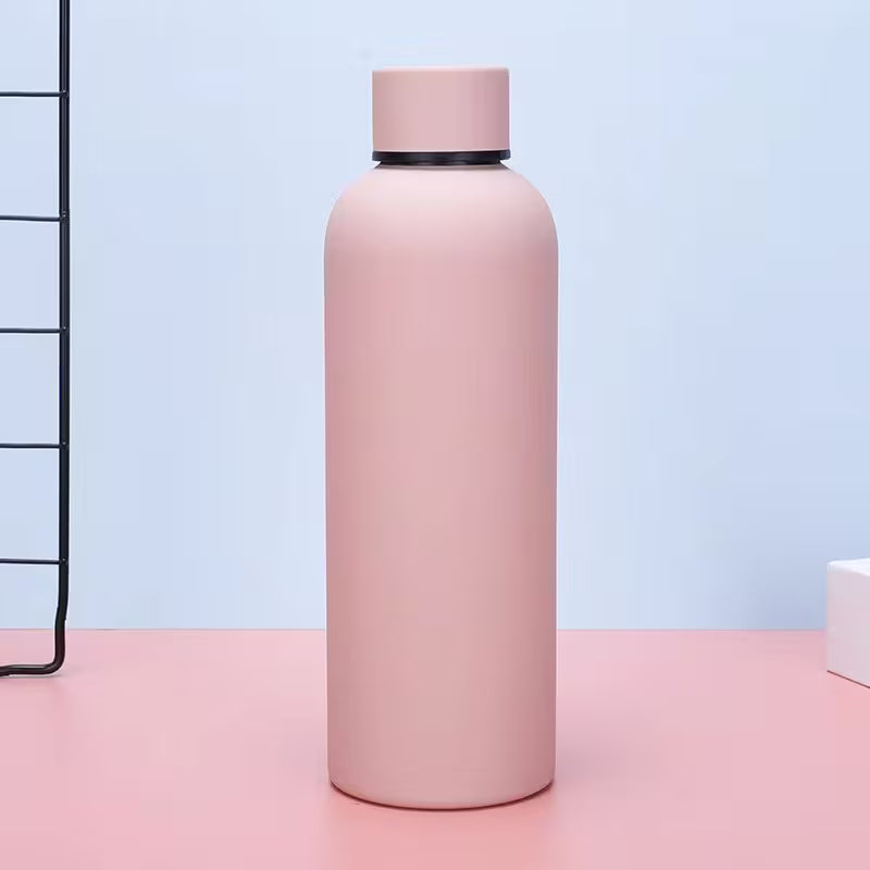 500ml Matte Water Bottle – Reusable Water, Juice & Coffee Bottle